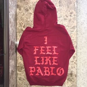 I FEEL LIKE PABLO Red Hoodie